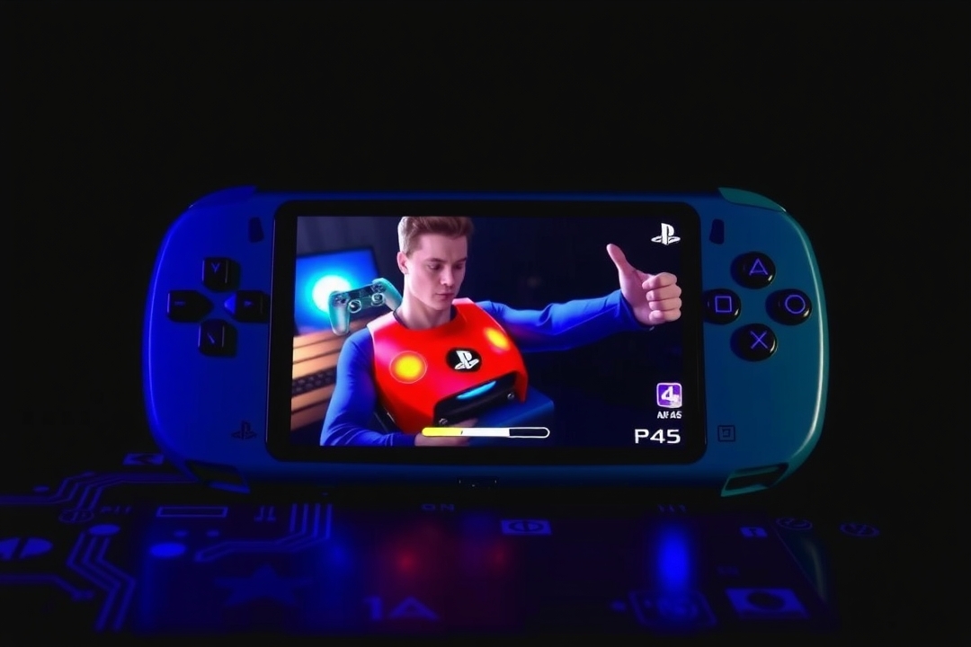 Modder Cria PS4 Portátil com Tela OLED e Bateria de 3 Horas