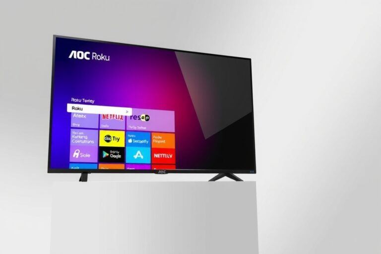 Smart TV AOC Roku de 43 polegadas em oferta no Mercado Livre
