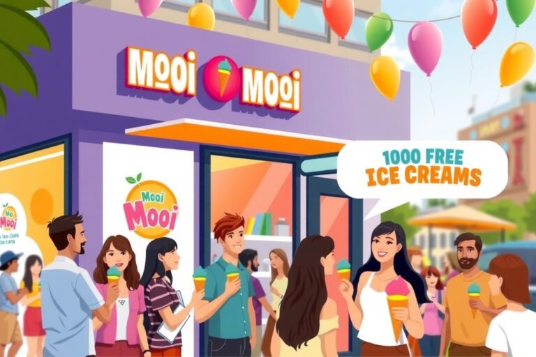 Sorveteria Mooi Mooi no Itaim Bibi Distribui 1.000 Sorvetes Grátis em Janeiro