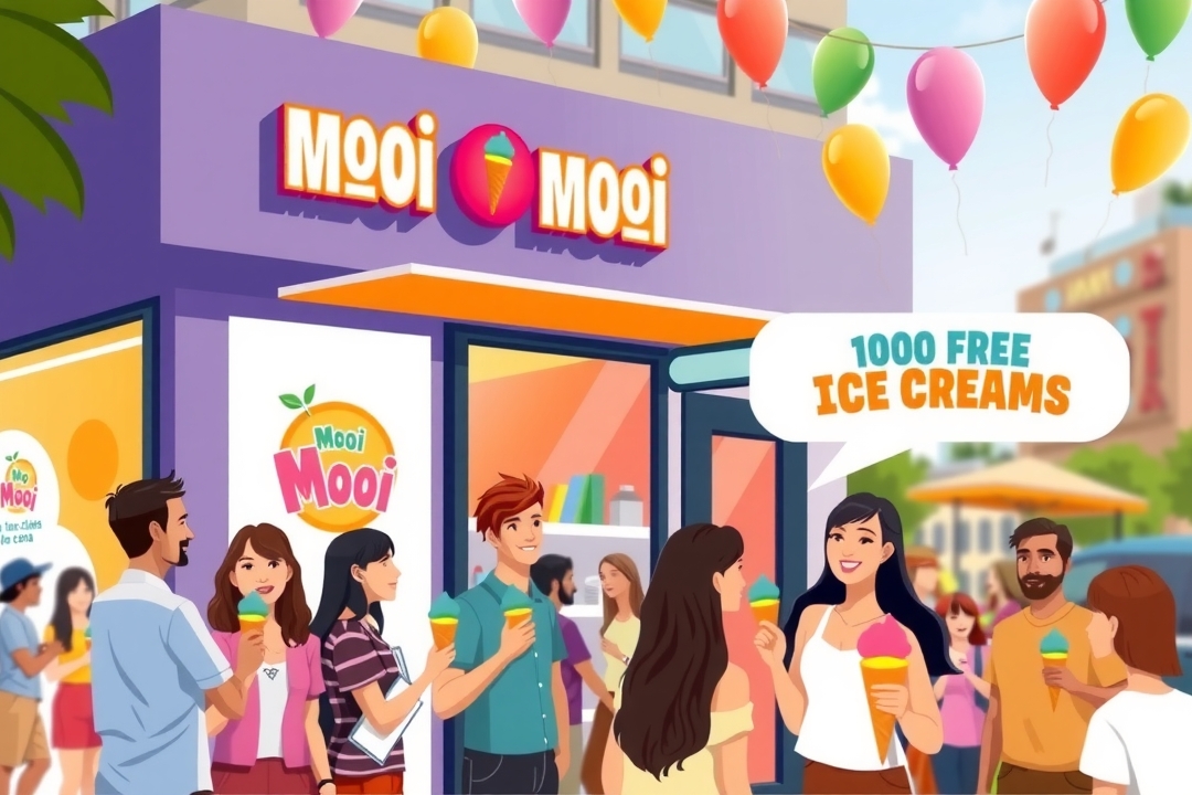 Sorveteria Mooi Mooi no Itaim Bibi Distribui 1.000 Sorvetes Grátis em Janeiro