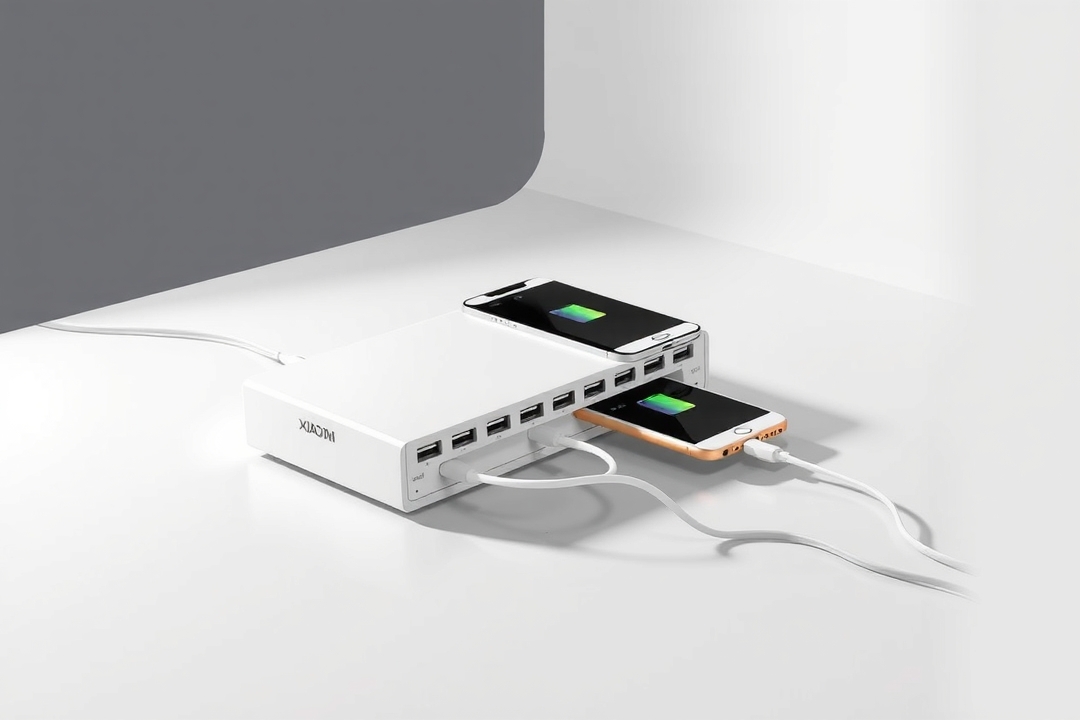 Xiaomi lança estação de carregamento de mesa 140W com design 8 em 1