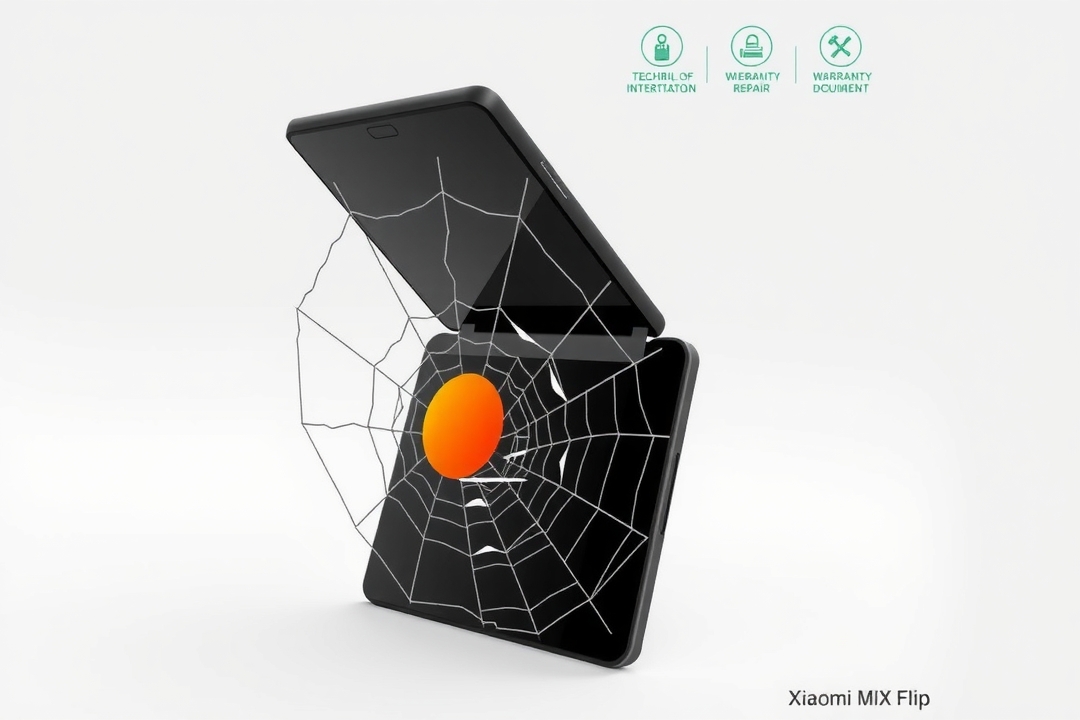 O que acontece se a tela do Xiaomi MIX Flip rachar?