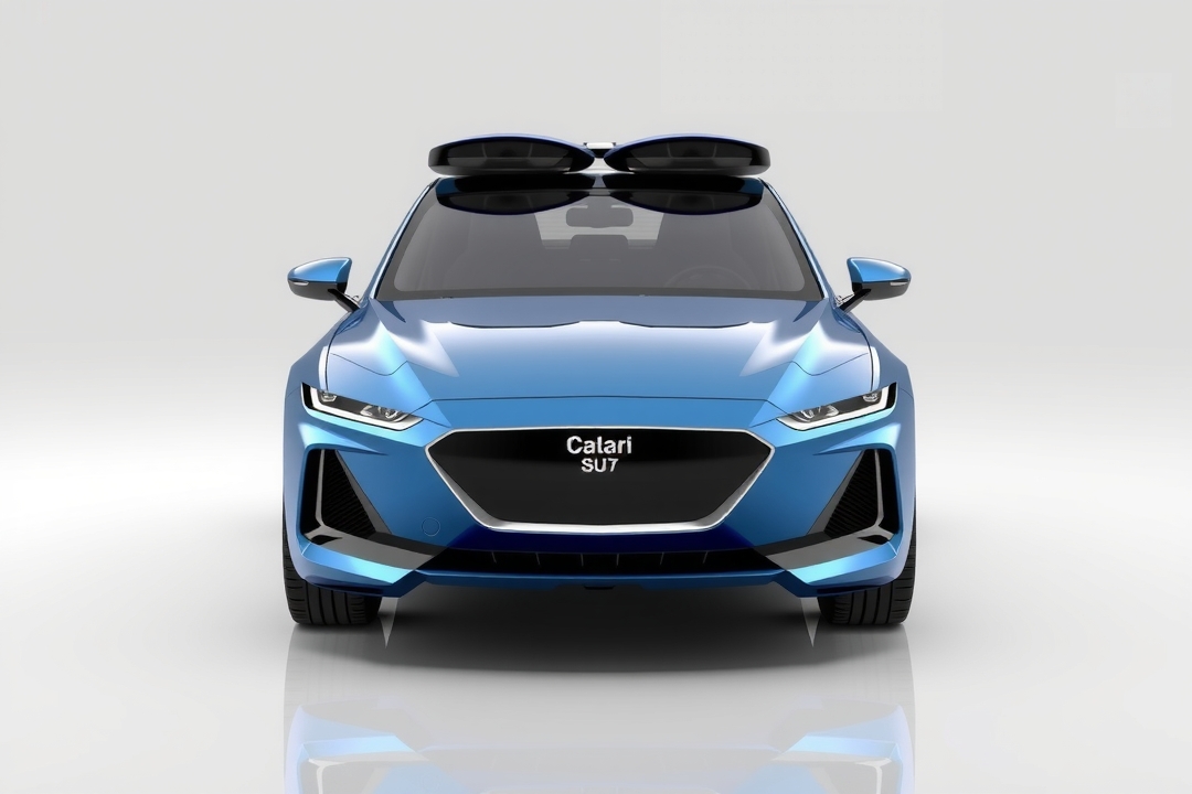 Xiaomi SU7 Facelift: Novo modelo estreia com LiDAR e cor Azul Capri