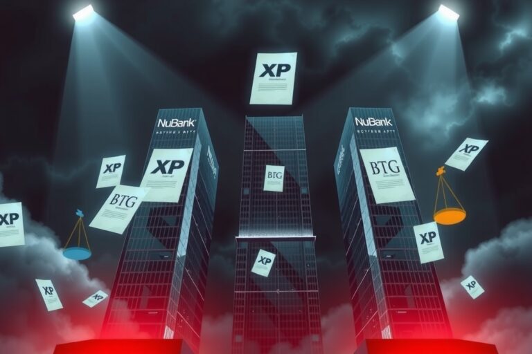 XP, BTG e Nubank são alvo de Ação Civil Pública no caso Master