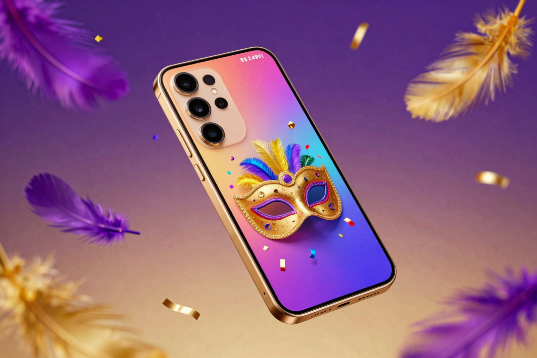 Carnaval Turbinado: Galaxy S25 FE com IA Cai para R$ 2.499! 1 galaxy s25 fe galaxy ai camaras top mais barato oferta carnaval
