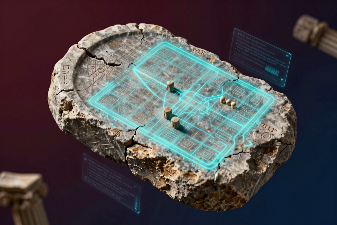 IA Desvenda Segredo de Pedra Romana: Jogo de Tabuleiro Desconhecido é Recriado 1 ia decifra jogo tabuleiro romano
