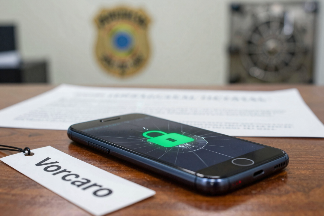 pf quebra senha celular vorcaro caso banco master