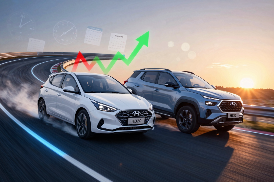 Polo Dispara: Vendas de Janeiro Mostram Queda do HB20 e Desempenho do Tera