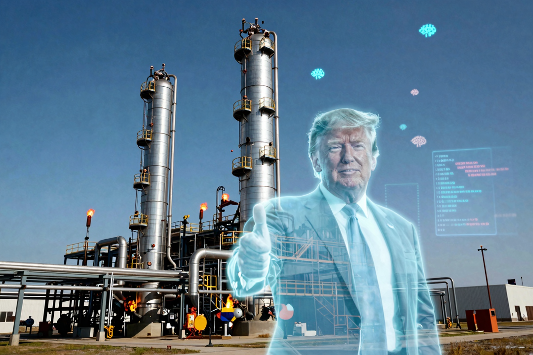 Trump Minimiza IA e Exalta Petróleo Venezuelano Refinado no Texas