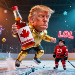 trump usa ia ironizar canada ouro hoquei