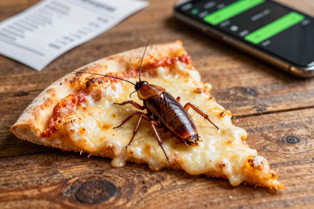 cliente usa ia forjar barata pizza golpe