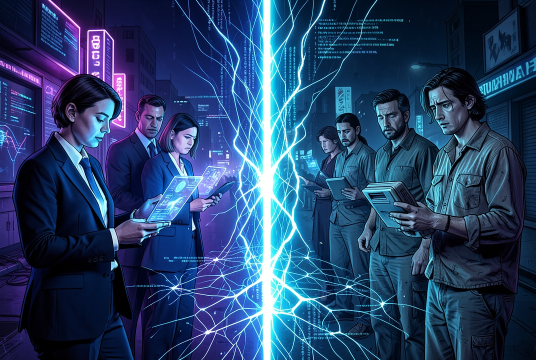 IA Aprofunda Fenda Digital: Ricos e Instruídos Dominam os Benefícios 1 ia amplia desigualdade digital foco ricos