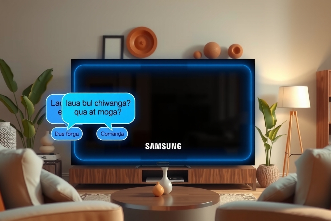 IA Conversacional Chega às TVs Crystal Samsung no Brasil 1 ia conversacional tvs crystal samsung brasil