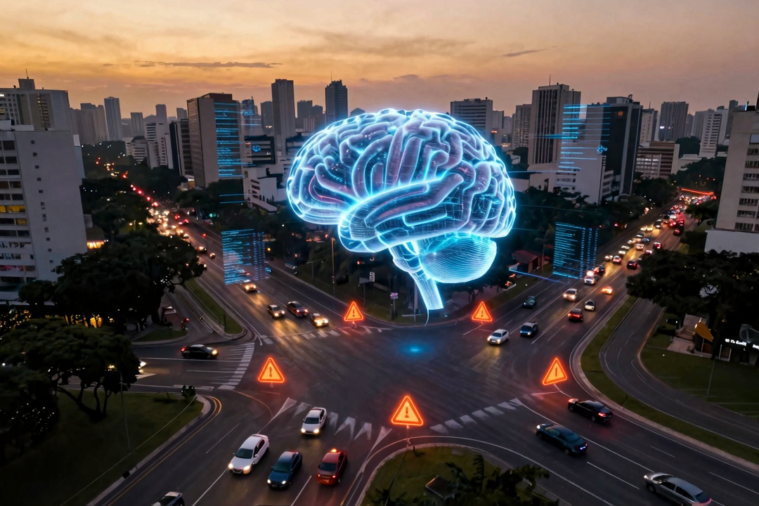 ia previne acidentes transito paulista alerta vias risco