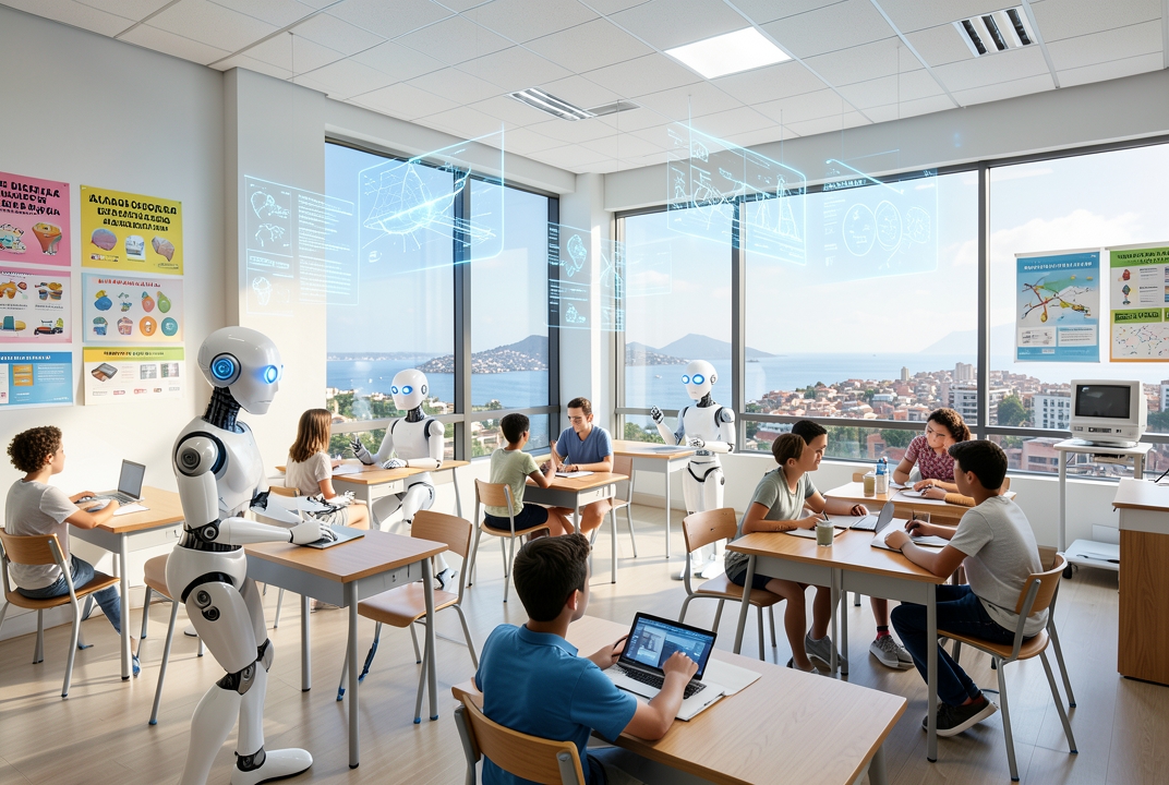 ia robotica salas aula salvador futuro