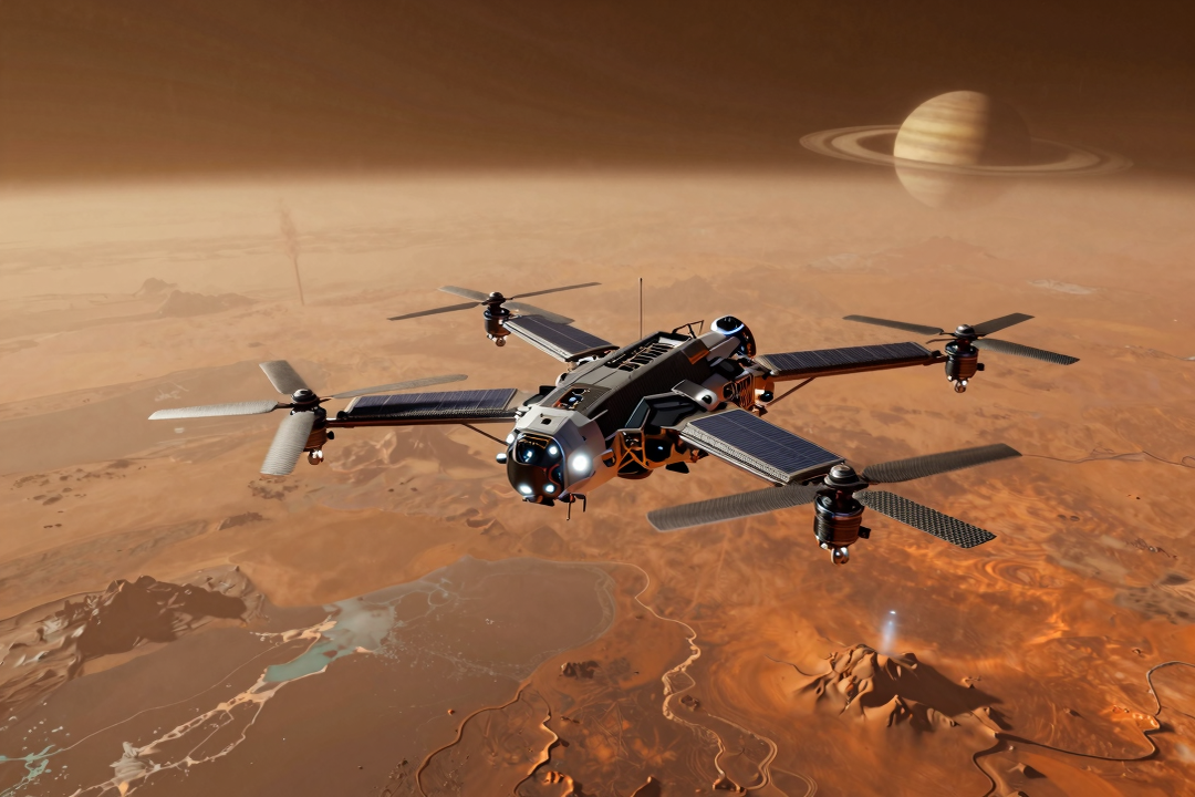 nasa comeca construcao libelula robotica dragonfly tita