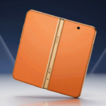 oppo find n6 cores laranja dobradica dourada renders