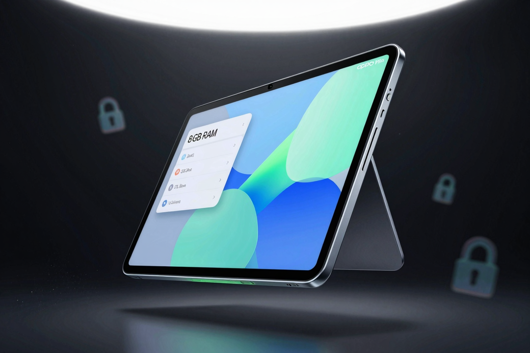 oppo pad mini ram armazenamento cores vazamento