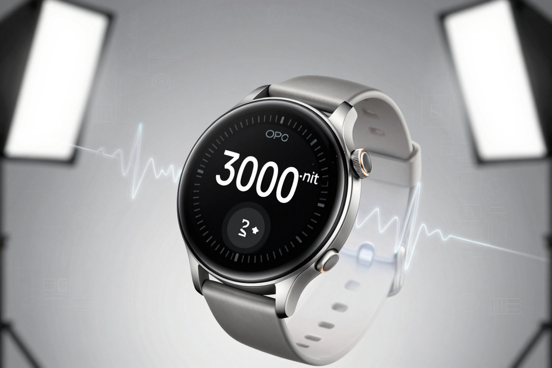 OPPO Watch X3 Chega com Tela 3000 Nits, Titânio e ECG