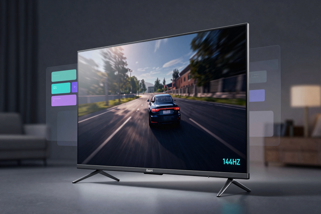 redmi lanca smart tv 50 4k 144hz preco acessivel