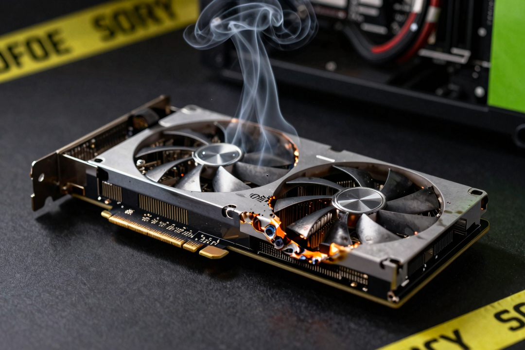 RTX 5090 queima após um ano; caso reabre debate sobre conectores