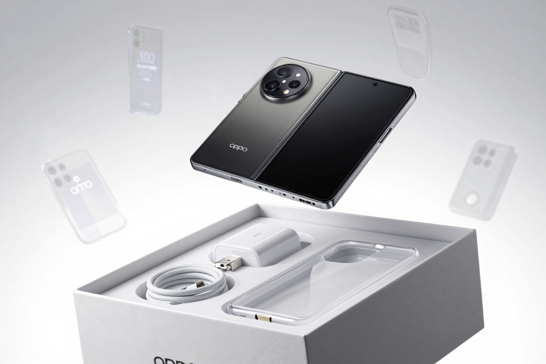 unboxing oppo find n6 revela acessorios antes lancamento 17 marco