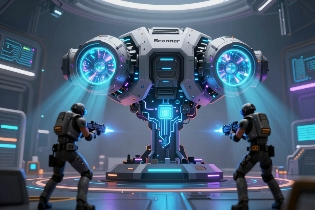 4:LOOP: Sony revela Scanner, chefe que redefine combate cooperativo