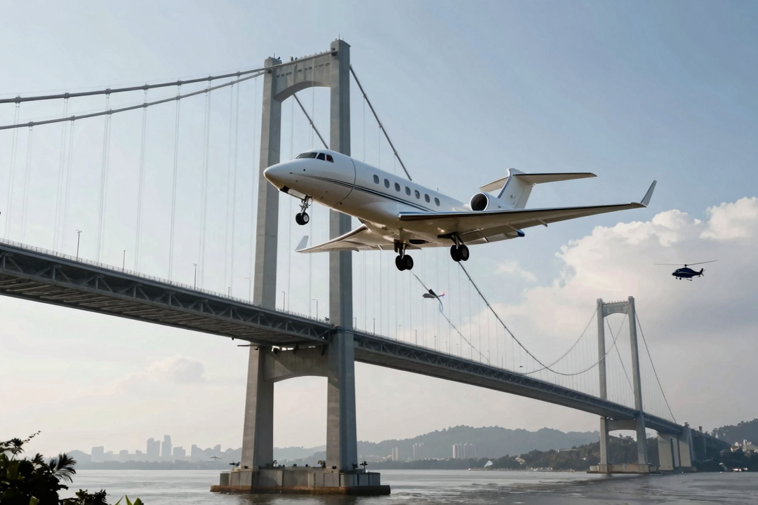 aviao ponte bioceanica voo real delegada