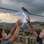 gemeos morrem eletrocutados italia salvar passaro