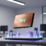 intel cancela gpus arc celestial foca ia solucoes profissionais