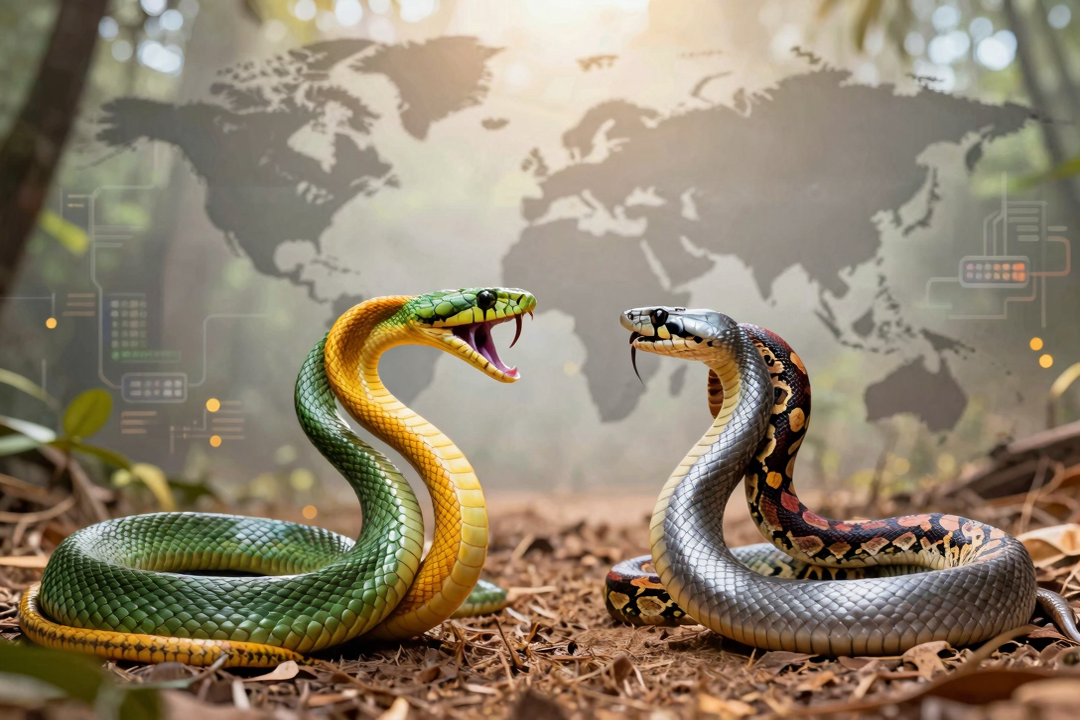 Ofiofagia Global: Cobras Devoram Outras Serpentes do Brasil à Austrália