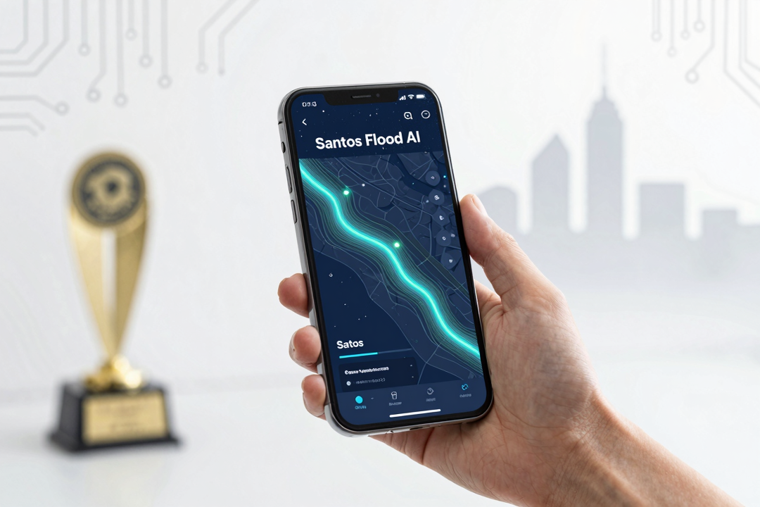 App IA Enchentes Santos: Etec conquista prêmio internacional 1 app ia enchentes santos etec conquista premio internacional