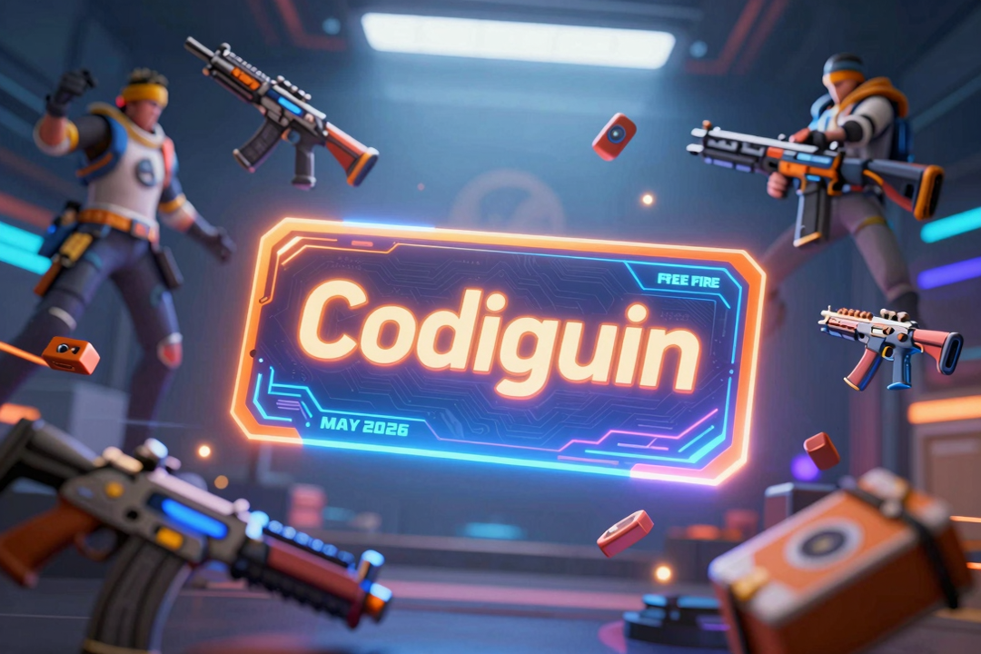 codiguin free fire maio 2026 resgate skins e itens exclusivos agora