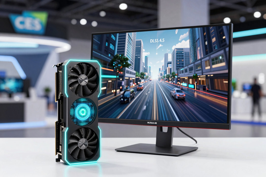dlss 4 5 nvidia supera 4k nativo qualidade visual ces 2026