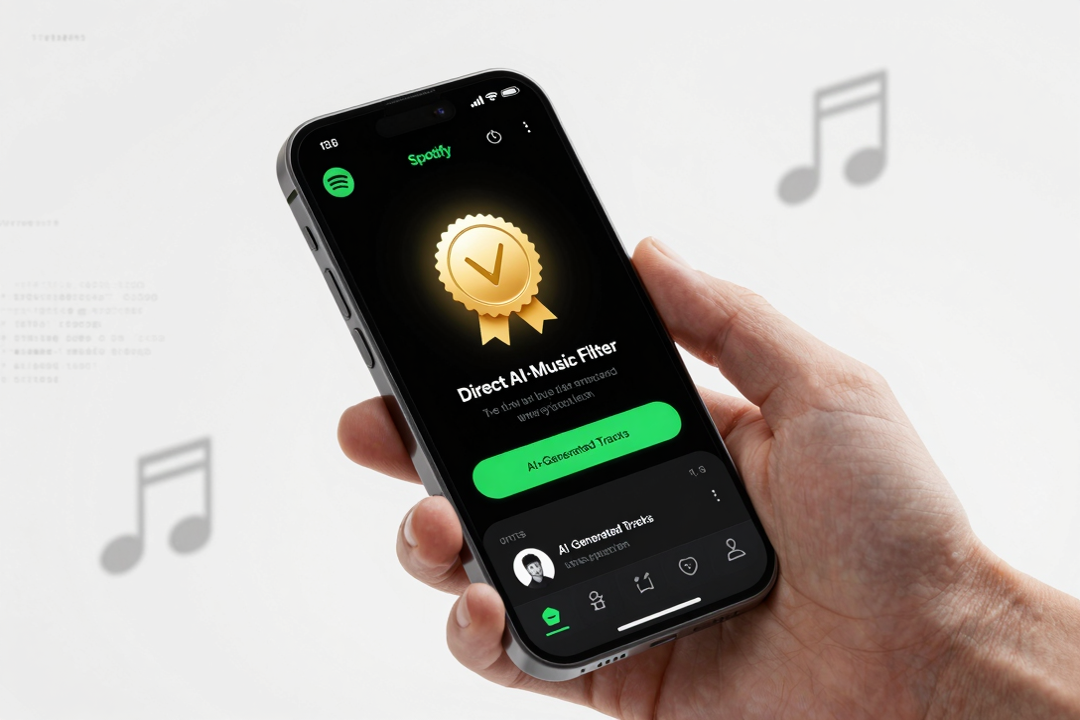 Spotify Explica Ausência de Filtro Direto para Música de IA e Lança Selo de Verificação