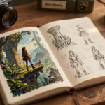uncharted 4 video revela arte historia versao descartada amy hennig