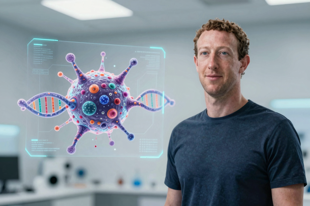 zuckerberg investe us 500 milhoes ia celulas humanas virtuais