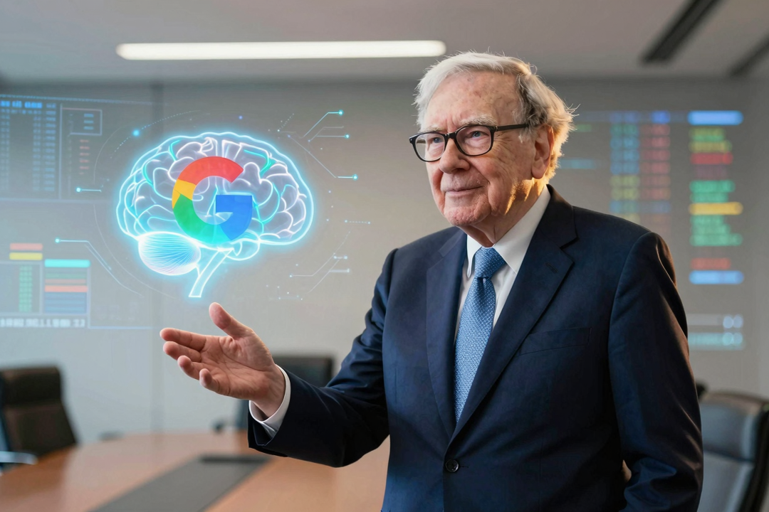 Buffett Revela Liderança em Aposta Bilionária da Berkshire no Google e Avalia IA 1 buffett revela lideranca aposta bilionaria berkshire google avalia ia