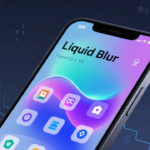 hyperos 4 v8 launcher vazado liquid blur novas animacoes