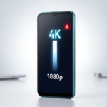 redmi note qualidade video 4k 1080p