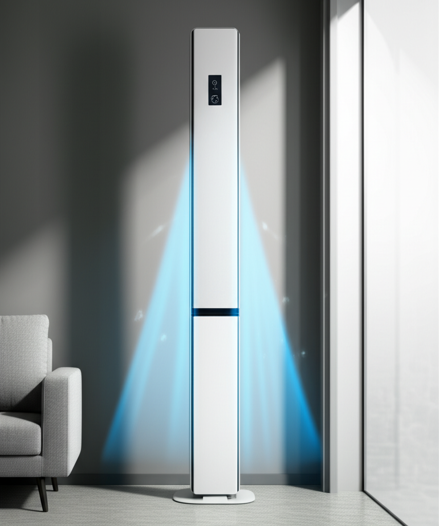 Xiaomi lança ar-condicionado vertical com resfriamento rápido