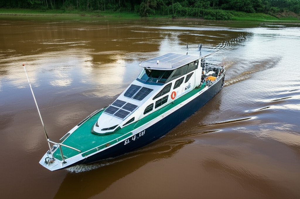 Barco autônomo monitora qualidade da água no Rio Xingu com IA