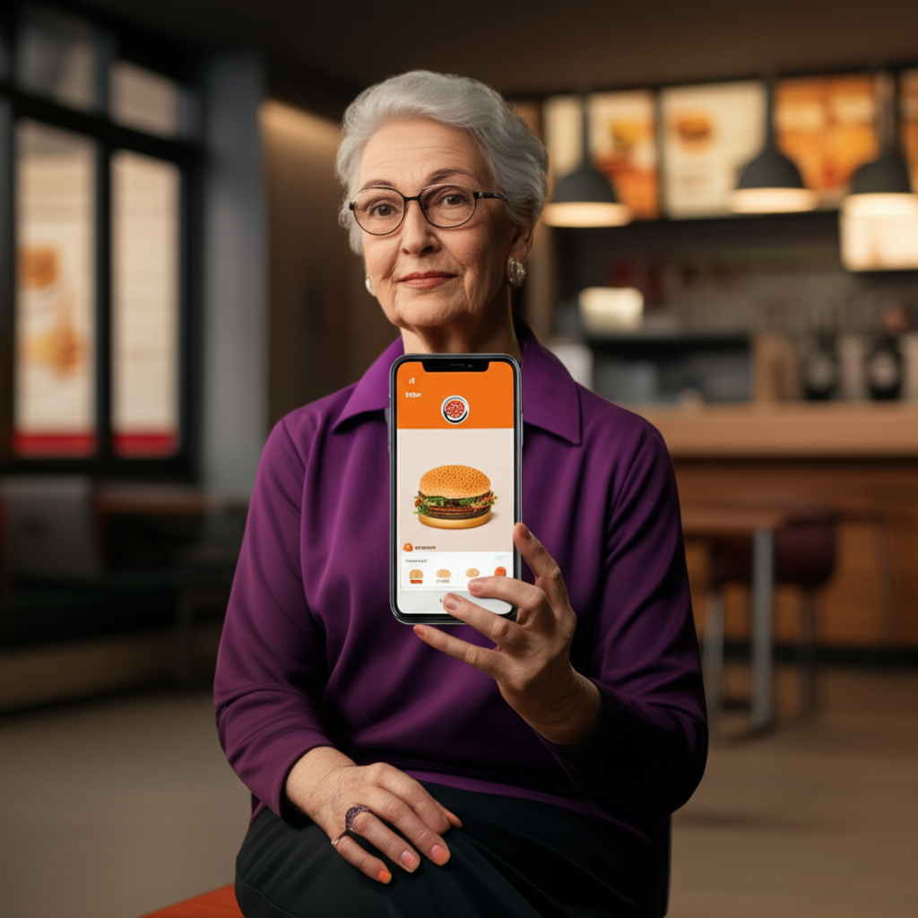 Burger King lança IAra, aposentada digital para divulgar ‘King em Dobro’
