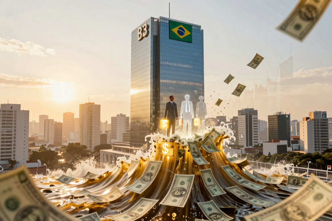 Gringos Inundam B3: Fluxo de R$ 26,3 Bi em Janeiro Supera Todo 2025