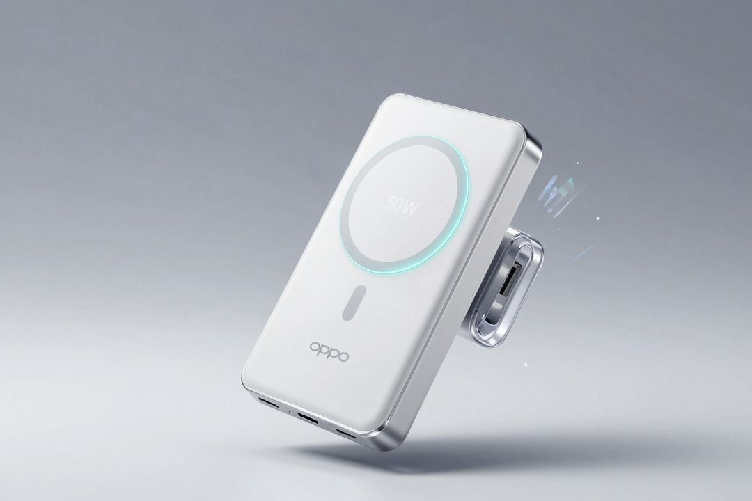 Carregador Magnético OPPO Turbo 2 50W com Cooler entra em pré-venda