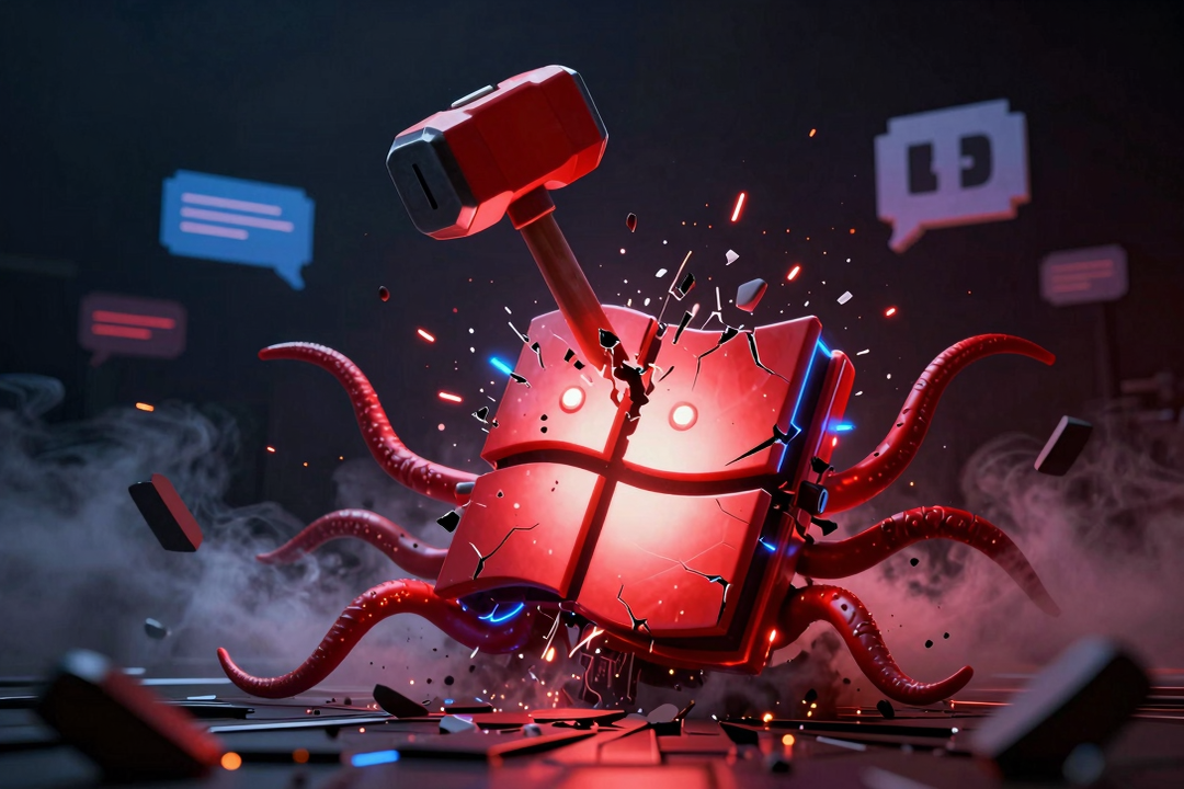 Revolta da IA: Microsoft Bloqueia “Microslop” e Fecha Servidor Discord