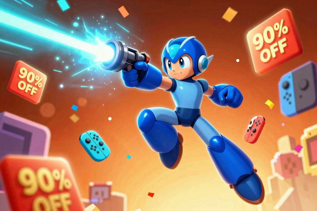 Mega Man 11 Lidera: eShop do Switch Oferece Jogos com Até 90% OFF
