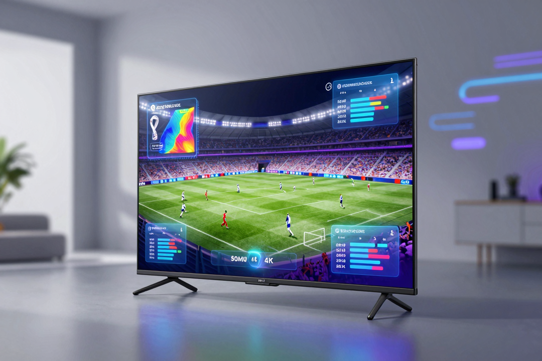 TVs 2026: Adeus Full HD, IA e 4K redefinem a Copa do Mundo