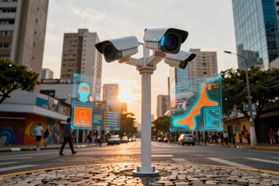 Videomonitoramento Inteligente: Como Funciona nas Cidades do Brasil