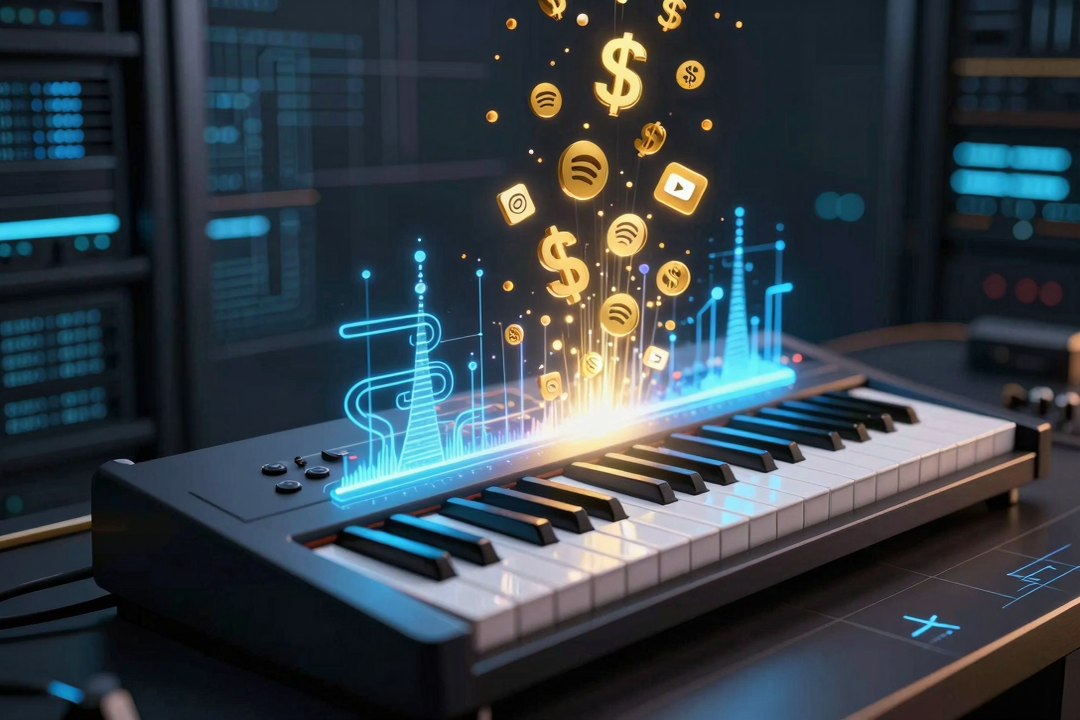 Música Gerada por IA Alimenta Fraude de Bilhões no Streaming Global